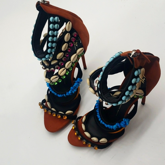 Giuseppe Zanotti size 40 color multi 100%Authentic NEW NEVER BEEN WORN - Picture 16 of 17